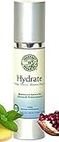Organic Hydrate Daily Nutrient Moisturizer Face Cream with Pomegranate and Japanese Rooibos Tea - Paraben Free