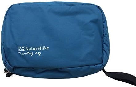 NatureHike Hanging Toiletry bag/Multifunctional Travel Toiletry Kit / Cosmetics Bag / Shaving Bag Big Capacity, Waterproof (Light Blue)