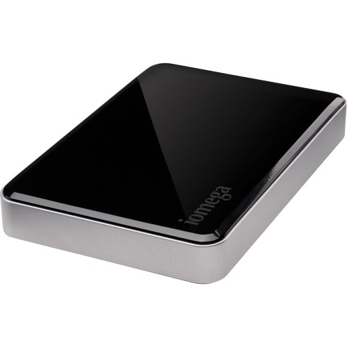 Iomega eGo 1 TB FireWire 800 Portable External Hard Drive Mac Edition 35814 - Black