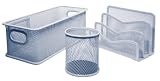 Produkt-Bild: Idena 354018 - Idena B&uuml;roset 3- teilig silber
