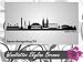 Wandtattoo Ws411 Skyline Bremen 1, L=1200x270mm Schwarz
