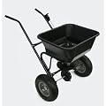 Wiltec Push Broadcast Spreader with pneumatic tyres