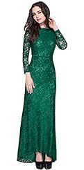 Lace Long Sleeves Mother-of-the-Bride Dress 