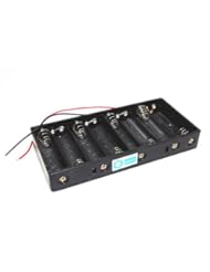 Home Improvement: SMAKN New Plastic 8 X 1.5V AA 2A CELL Battery Holder Storage Box standard 12V Case With Lead Wire - SMAKN