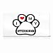 Otterhound Dog Dogs White Novelty Animal Metal License Plate Wall Sign Tag