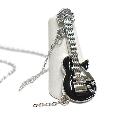 Crystal Miniature Band Guitar Necklace Fashion Jewelry