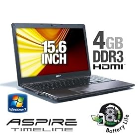 Acer Aspire Timeline 5810TZ-4761 Windows 7 Home Premium 64-bit - 15.6″ Widescreen CineCrystal - camera