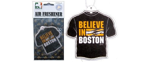 Believe in Boston (Black and Gold) Air Freshener