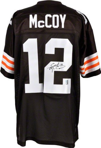 Colt McCoy Autographed Jersey | Details: Cleveland Browns, On Field, Brown