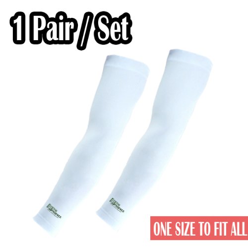 1 Pair of Armcoolers Sun-Protection Arm Sleeve with Cooling Properties, Sky Blue On Sale
