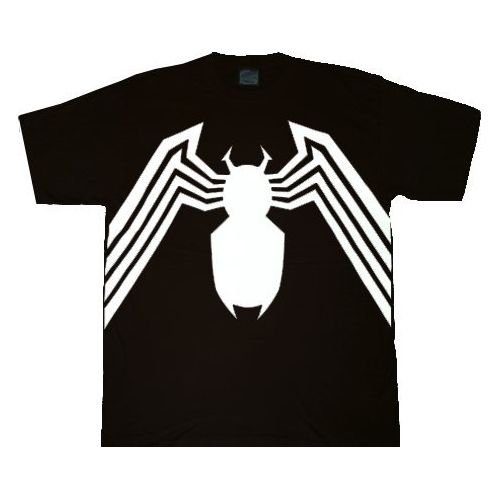 スパイダーマン ヴェノム スパイダー レッグ ブラック Tシャツ