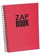 Clairefontaine 8354C Zap book Bloc d'esquisse spiral� 21 x 29,7 uni-Couleurs assortis