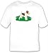T-shirt with fox, terrier, dog, wire, canine
