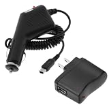 GTMax 5 in 1 AC Power Adapter + Rapid Car Charger with IC Chip for Nintendo 3DS / DSi