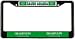 Saudi Arabia Arabian Flag Black License Plate Frame Metal Holder