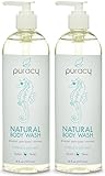 Puracy 100% Natural Body Wash - Sulfate-Free - THE BEST Shower Gel - Clinically Superior Ingredients - Developed by Doctors for Men & Women - Citrus Essential Oils & Sea Salt - Spa-Grade - 16 ounce
(Pack of 2)