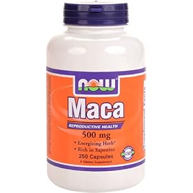 NOW Foods Maca 500Mg, 250-CapsulesMaca (500mg)