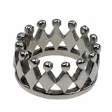 316L Stainless Steel with high polish - Crown - Width: 10mm (Sizes 5-13)stone - Width: 7mm (Sizes 8-12)