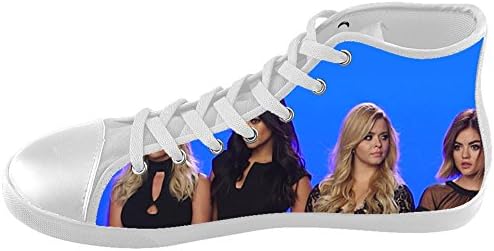 GDOKONW Customize Pretty Little Liars High Top Kids Canvas Shoes Girls Boys Unisex