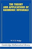 The Theory and Applications of Harmonic Integrals (Cambridge Mathematical Library)