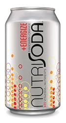 Nutrisoda Energize, Mandarin & Orange, 12-Ounce Cans (Pack of 24)