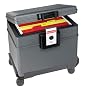 Honeywell 2037W .62 Cubic Foot Fire and Water File Safe with Wheel Carriage