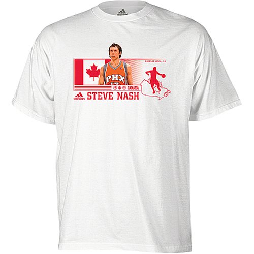 Steve Nash Phoenix Suns 2008 Olympics NBA Countrymen T- Shirt