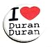 Duran Duran~ Duran Duran Button~ Nick Rhodes~ Roger Taylor~ John Taylor~ Simon Le Bon~ Rare Authentic Vintage Button!!~ Approx 1.25