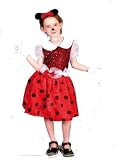Costume da topolina per bambina età 3-5