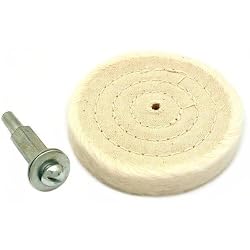 Cotton Sewn Buffing Wheel Jewelers Polishing Machine 3"