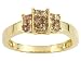 10KT .50CTW CHAMPAGNE DIAMOND RING