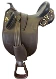 Stocksattel mit Horn 16 braun