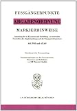 ABGABENORDNUNG & FGO, Fußgängerpunkte/Markierhinweise