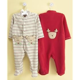 First Impressions Baby Boy or Girl Bear or Reindeer Coveralls
