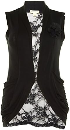 Giorgio West Blouse Shirt Lace Open On The Back Womens Style: RT-8266-BLK Size: M