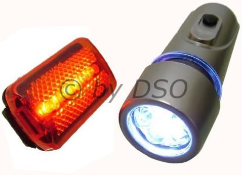 Hamble Front and Rear Bicycle Bike Lamp Light Set BL103
