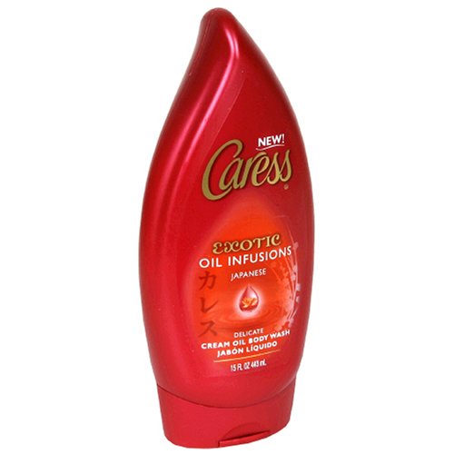 Caress Exotic Oil Infusions Cream Oil Body Wash, Japanese, Delicate, 15 fl oz Bottles... by Caress