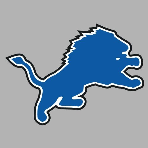 Detroit Lions Auto Car Bumper Decal Sticker 7.5 X 5.5