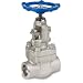 Sharpe Valves 44836 Series Stainless Steel 316L Globe Valve, Bolted Bonnet, Inline, Hand Wheel, Socket Weld