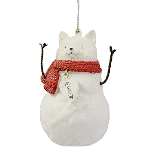 Snowman Cat Ornament