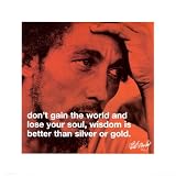 Bob Marley Reggae Wisdom Quote Rasta 16X16 Poster Ss052 Collections Art Poster Print, 16x16