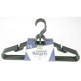 Heavy Duty Tubular Hanger with Attachable Hook (Set of 6)