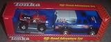 Tonka Off Road Adventure Set Blue Pick up and Red Off-Roader