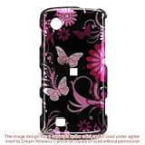 New Snap On Phone Cover LG Chocolate Touch VX8575 Verizon Pink Butterfly Pr ....