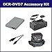 Sony DCR-DVD7 Camcorder Accessory Kit includes: ST60C Case, SDNPFA70 Battery, SDM-103 Charger, USB5PIN USB Cable