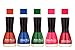 Fashion Bar Nail Polish in Brown ,Blue, Green,Pink,shimmer Mazanta Shades Combo RS.279.00