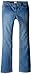 The Children's Place Big Girls Bootcut Denim Jean, Medium Worn Stone, 14