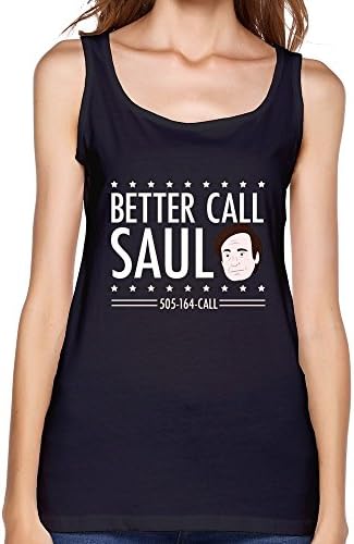 RUIFENG Women's Better Call Saul Goodman Breaking Bad Funny Tank Tops- XL Black
