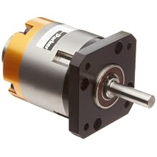 Parker PV17FE-005 In-Line Planetary Gearhead, Square Flange Face, NEMA, 5:1 Ratio, 55in-lbs Nominal Torque, 104in-lbs Acceleration Torque, 0.25" Shaft Diameter, 0.984" Shaft Length, 0.866" Pilot Diameter, 1.724" Bolt Circle, 1.909" Housing Length