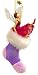 Fairy With Wand In Purple Glittery Stocking Christmas Ornament